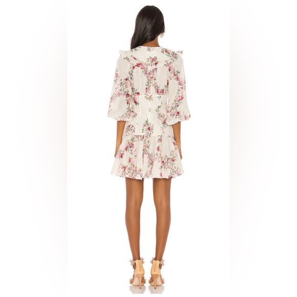 Zimmermann Honour Corset Mini Dress in Linen - Picture 9 of 10